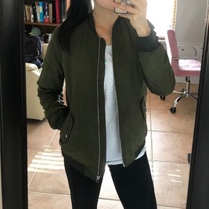 ZARA Green Bomber Jacket
